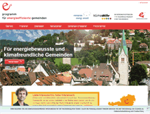 Tablet Screenshot of e5-gemeinden.at